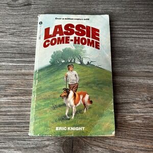 Lassie Come Home Classic Childrens Novel By Eric Knight Vintage Paperback Book